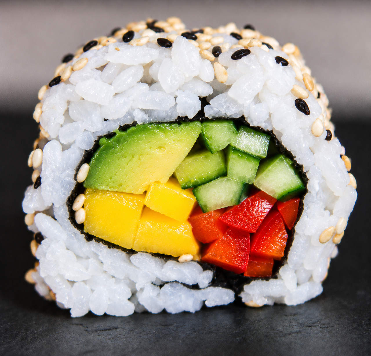 AVOCADO, GURKEN, MANGO, PAPRIKA, SESAM